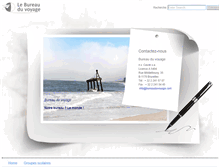 Tablet Screenshot of bureauduvoyage.com